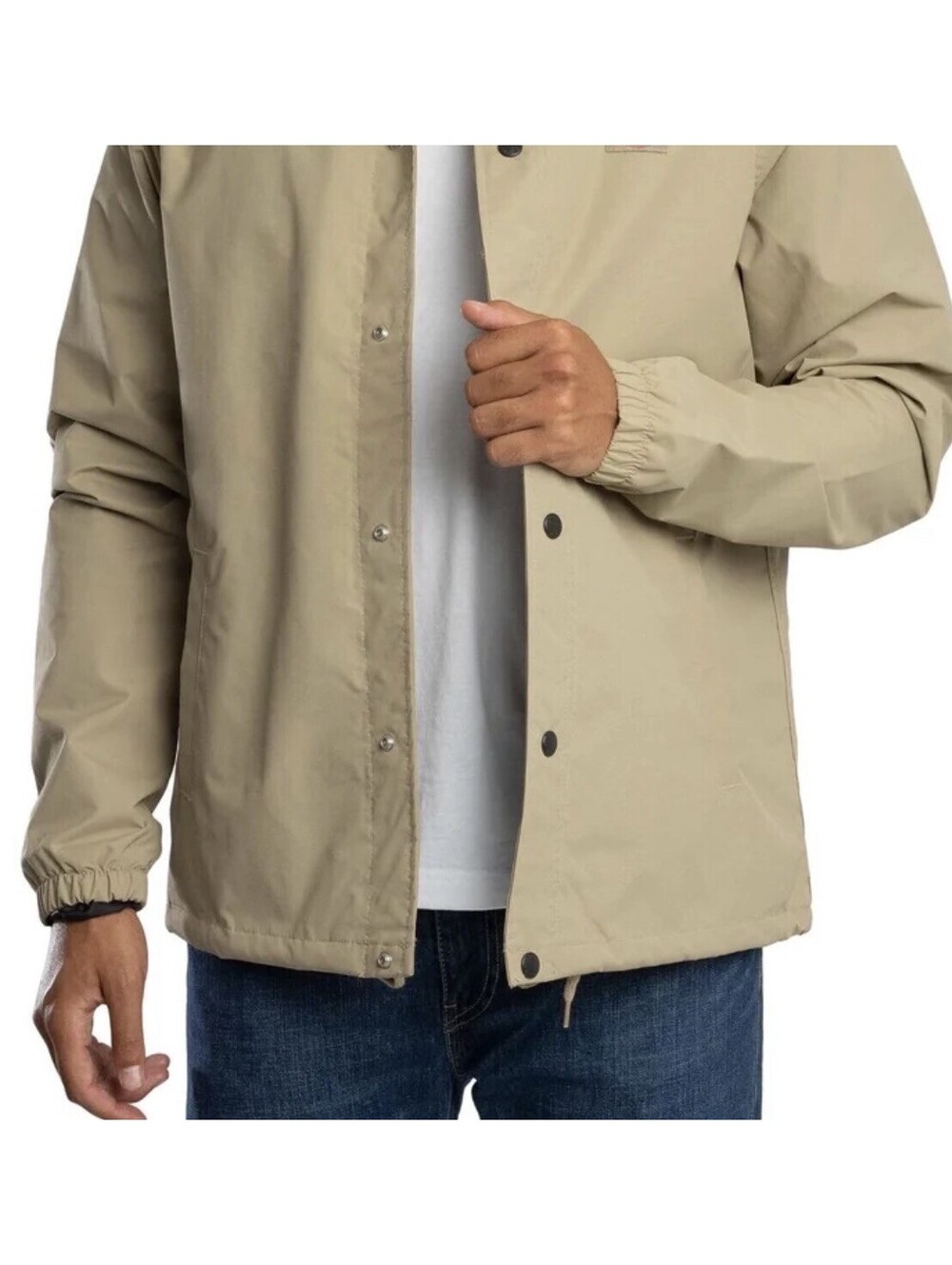 NEW Dickies Skateboarding Snap Front Windbreaker Men's Nylon Coaches Jacket